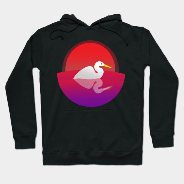 duck at dusk Hoodie by zaiynabhw